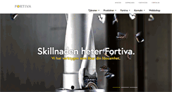 Desktop Screenshot of fortiva.se